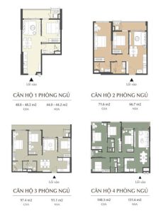 mặt bằng căn hộ Masteri Cao Xà Lá