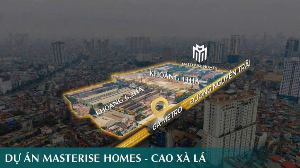 Masteri Cao Xà Lá tọa lạc trên khu đất vàng hiếm hoi còn lại tại trục Nguyễn Trãi - Thanh Xuân